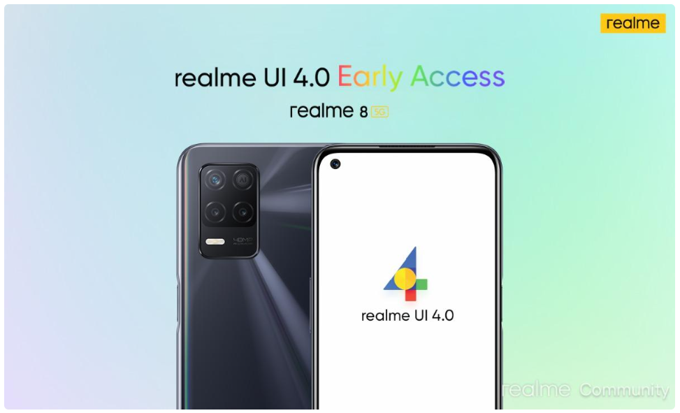 realme begins official rollout of realme UI 4.0 early access for realme narzo 30 5G and realme 8 5G